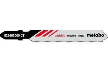 Лобзикове полотно по металу Metabo Expert Inox 57 мм T 118 EHM, 3 шт 623663000 фото