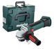 Акумуляторна болгарка Metabo W 18 LTX 125 каркас в кейсі 602174840 фото 1