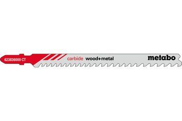 Лобзикове полотно для дерева та металу Carbide Wood + Metal 108 мм T 367 XHM, 3 шт 623836000 фото