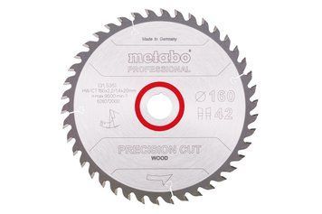 Пиляльний диск Metabo PRECISION CUT WOOD 160x20x2.2, 42 зуба 628072000 фото