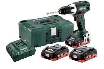 Аккумуляторный шуруповерт Metabo BS 18 LT 3*4.0 Ач LiHD 602102940 фото