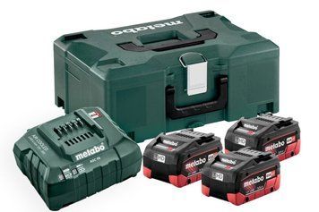 Комплект аккумуляторных батарей Metabo 3x5.5 Ач 18 В LiHD + MetaLoc 685169520 фото