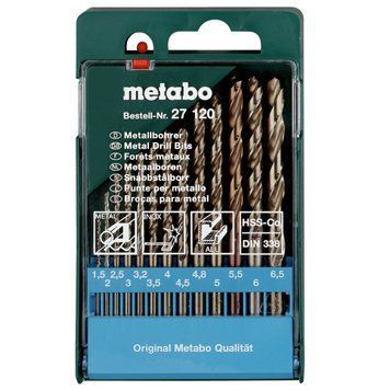 Набор сверл по металлу Metabo HSS-Co 13 предметов 627120000 фото