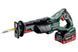 Акумуляторна шабельна пила Metabo SSE 18 LTX BL 2х8.0 Аг 602267810 фото 1