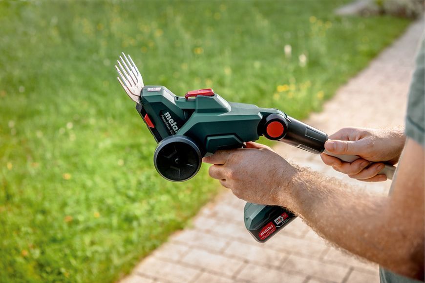 Ножницы аккумуляторные для кустов и травы Metabo SGS 18 LTX Q каркас 601609850 фото