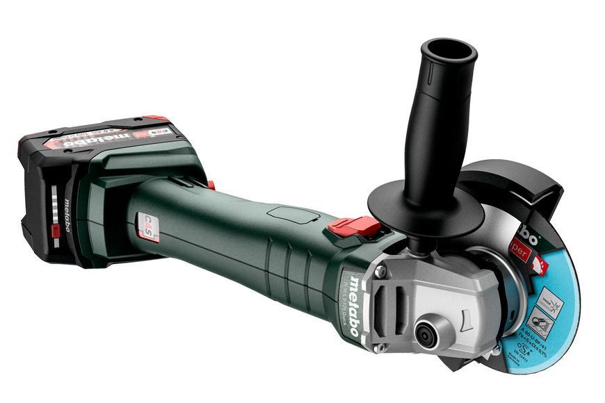 Аккумуляторная болгарка Metabo W 18 L 9-125 Quick каркас в кейсе 602249840 фото
