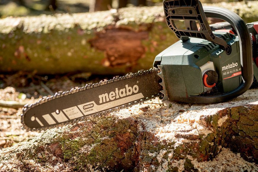 Аккумуляторная цепная пила Metabo MS 36-18 LTX BL 40 каркас 601613850 фото