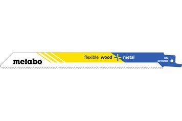 Шабельне полотно по дереву з цвяхами Metabo Flexible Wood + Metal 200 мм S 1022 HF, 200 шт 625497000 фото