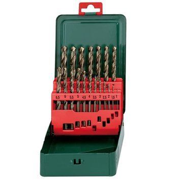 Набор сверл по металлу Metabo HSS-Co Promotion 19 предметов 627157000 фото