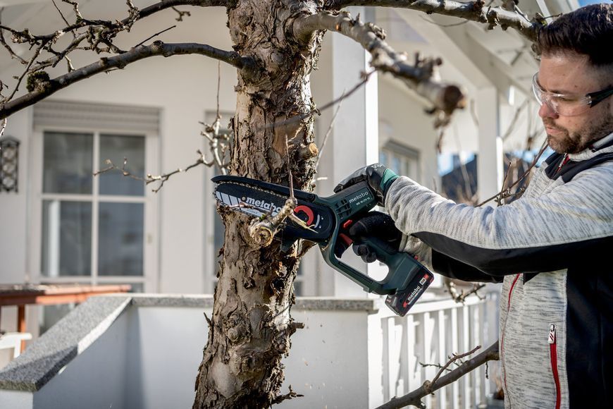 Акумуляторна ланцюгова пила Metabo MS 18 LTX 15 каркас 600856850 фото