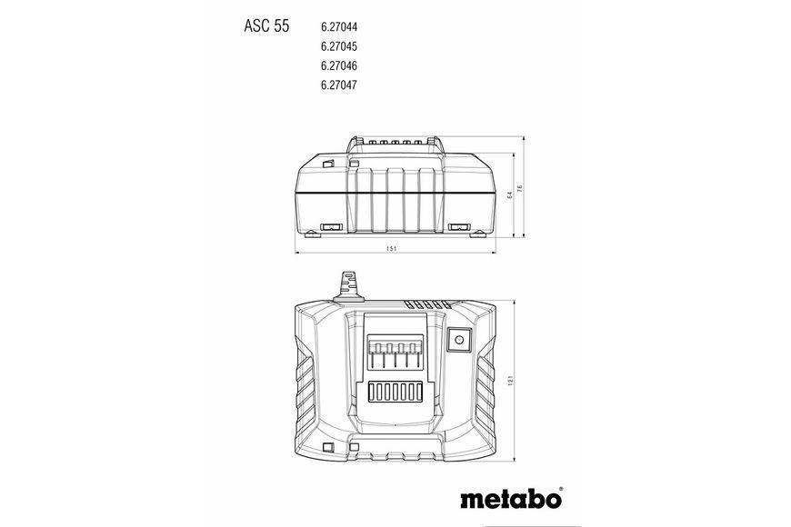 Комплект аккумуляторных батарей Metabo LiHD 1х4 Ач 18 В + 1х5.5 Ач 18 В с зарядным устройством 685160000 фото