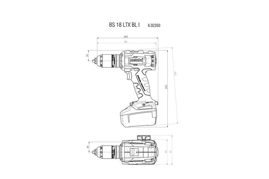 Аккумуляторная дрель-шуруповерт Metabo BS 18 LTX BL I 2*5.5 Ач LiHD 602350660 фото