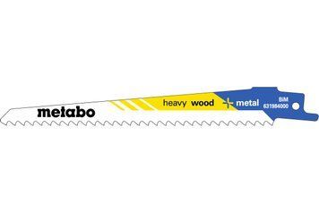 Шабельне полотно по дереву з цвяхами Metabo Heavy Wood + Metal 150 мм S 611 VF, 25 шт 628250000 фото