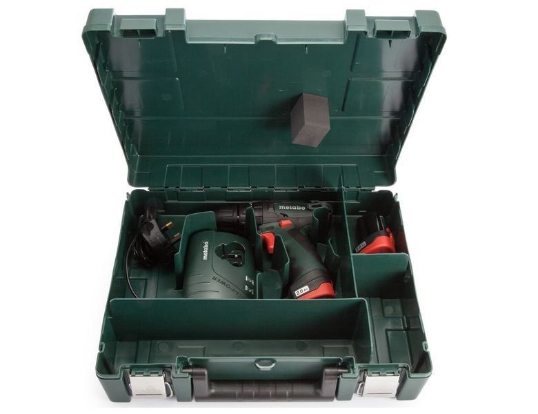 Аккумуляторный ударный шуруповерт Metabo PowerMaxx SB Basic Set 600385960 фото