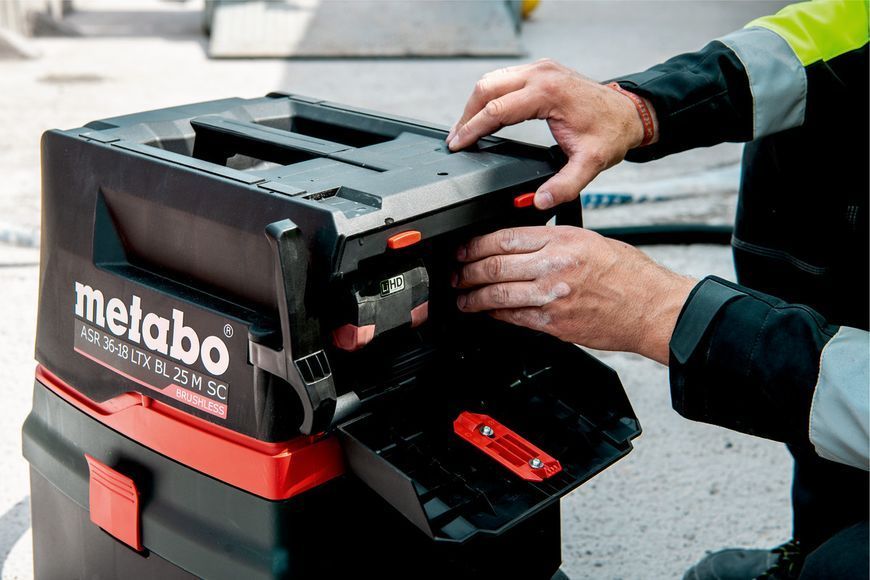 Аккумуляторный пылесос Metabo ASR 36-18 BL 25 M SC каркас 602046850 фото