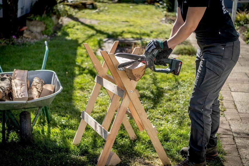 Акумуляторна ланцюгова пила Metabo MS 18 LTX 15 каркас + телескопічна ручка 691229000 фото