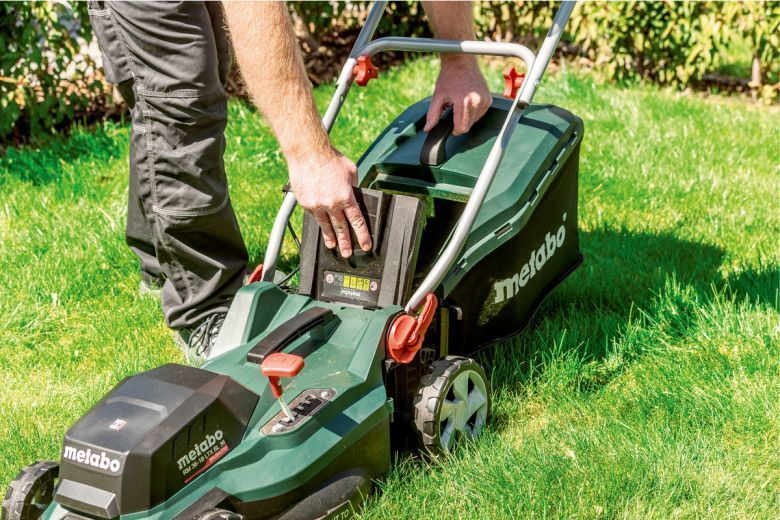 Аккумуляторная газонокосилка Metabo RM 36-18 LTX BL 36 каркас 601716850 фото