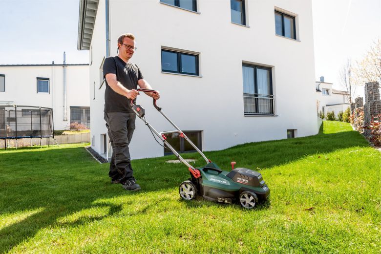 Аккумуляторная газонокосилка Metabo RM 36-18 LTX BL 36 каркас 601716850 фото
