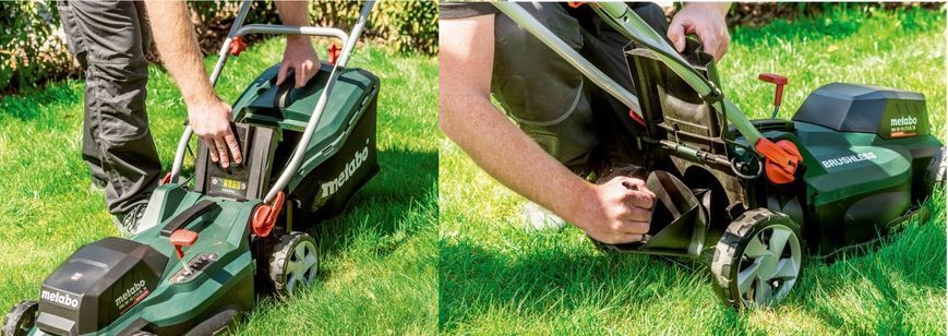 Аккумуляторная газонокосилка Metabo RM 36-18 LTX BL 36 каркас 601716850 фото