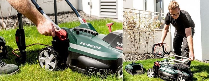 Аккумуляторная газонокосилка Metabo RM 36-18 LTX BL 36 каркас 601716850 фото