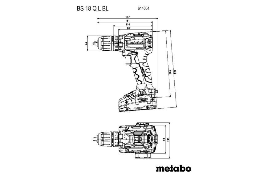 Аккумуляторная дрель-шуруповерт Metabo BS 18 L 2х2.0 Ач Mobile Workshop 614051710 фото