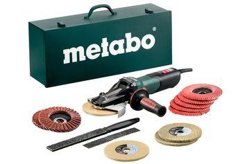 Болгарка з плоским редуктором Metabo WEVF 10-125 Quick Inox Set 613080500 фото