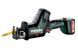 Аккумуляторная сабельная пила Metabo PowerMaxx SSE 12 BL 2х2.0 Ач 602322500 фото 1