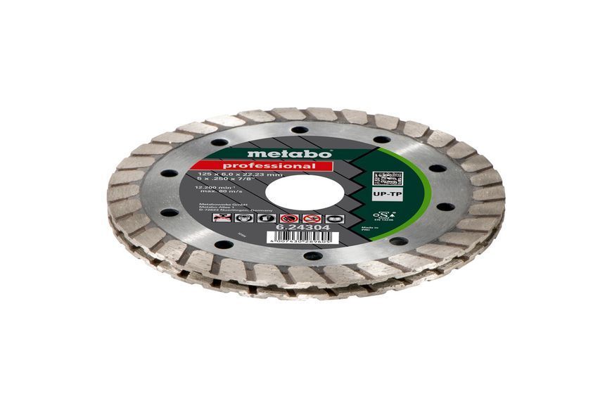 Алмазний фрезерувальний диск Метабо Professional UP-TP 125 мм 624304000 фото