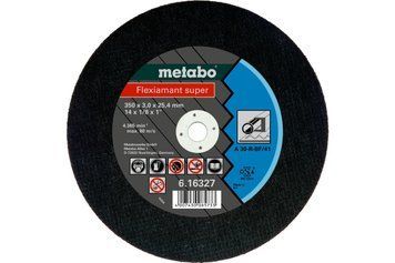 Отрезной круг Metabo Flexiamant Super 350x3x25.4 мм A 30-R 616327000 фото
