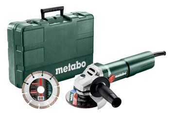 Болгарка Metabo W 1100-125 захист від повторного пуску SET 603614510 фото