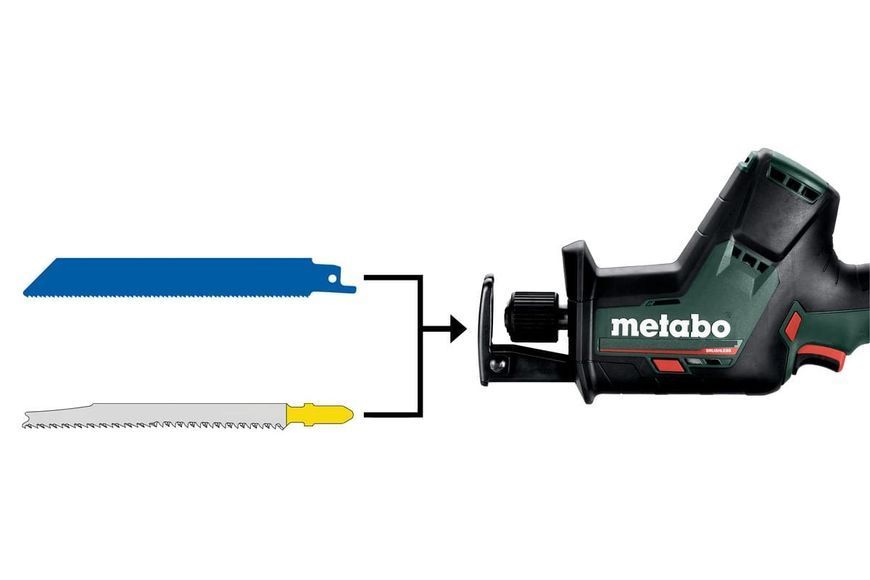 Акумуляторна шабельна пила Metabo SSE 18 LTX BL Compact каркас 602366850 фото