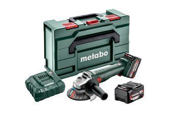 Акумуляторна болгарка Metabo W 18 L 9-125 Quick 2х5.2 Аг 602249650 фото