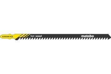 Лобзиковое полотно по дереву Metabo Fast Wood 155 мм T 744 D, 5 шт 623603000 фото