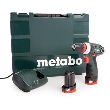 Аккумуляторная дрель-шуруповерт Metabo PowerMaxx BS Quick Basic 2х2.0 Ач 600156500 фото