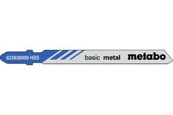 Пилка для лобзика по металлу Metabo Basic Metal 66 мм T 118 G, 25 шт 623693000 фото
