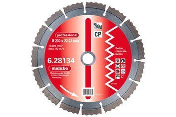 Сегментний алмазний диск для твердих матеріалів Metabo Classic 230 мм 628134000 фото