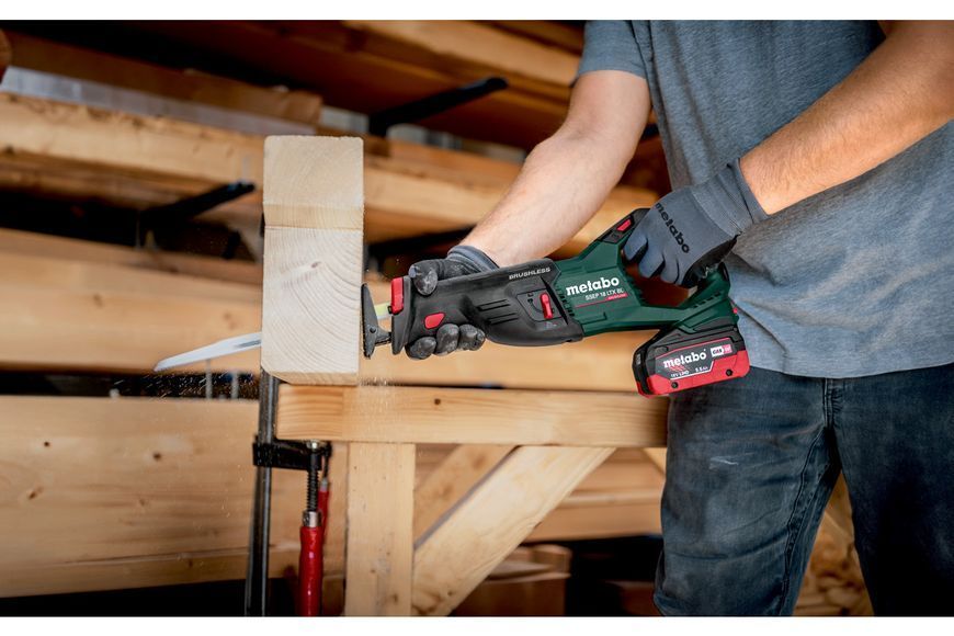 Аккумуляторная сабельная пила Metabo SSEP 18 LT BL каркас в кейсе 601617840 фото