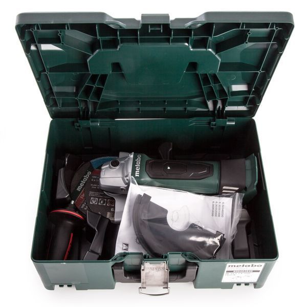 Аккумуляторная болгарка Metabo W 18 LTX 125 Quick каркас в кейсе 600404840 фото