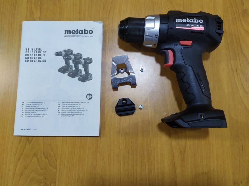 Акумуляторний дриль-шурупокрут Metabo BS 18 LT BL SE каркас 602367850 фото