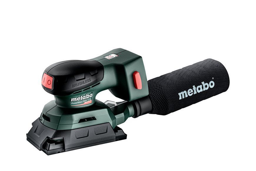 Акумуляторна вібраційна шліфувальна машина Metabo PowerMaxx SRA 12 BL SET каркас в кейсі 602036920 фото