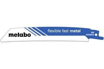 Шабельне полотно по металу Metabo Flexible Fast Metal 150 мм, 5 шт 626568000 фото