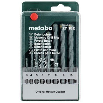 Набор сверл по бетону Metabo classic 8 штук 627182000 фото
