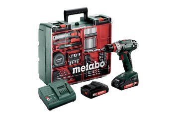 Аккумуляторная дрель-шуруповерт Metabo BS 18 Quick 2х2.0 Ач Mobile Workshop 602217880 фото