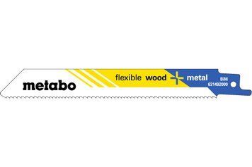 Шабельне полотно по дереву з цвяхами Metabo Flexible Wood + Metal 150 мм S 922 VF, 25 шт 628246000 фото