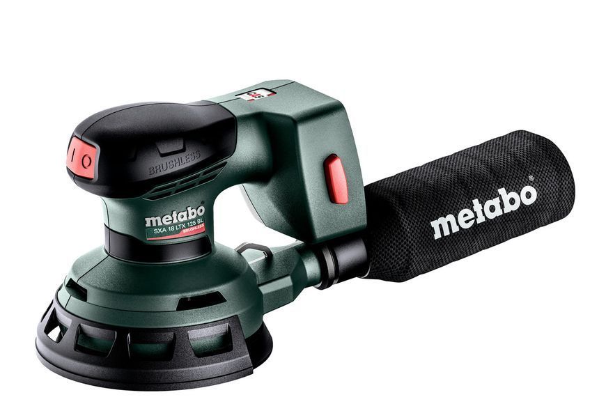 Акумуляторна ексцентрикова шліфувальна машина Metabo SXA 18 LTX 125 BL каркас в кейсі 600146840 фото