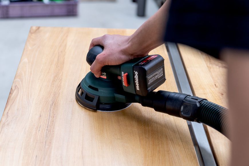 Акумуляторна ексцентрикова шліфувальна машина Metabo PowerMaxx SXA 12-125 BL каркас 602035850 фото