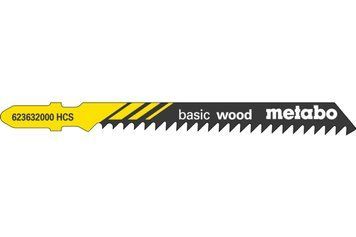 Лобзикове полотно по дереву Metabo Basic Wood 74 мм T 111 C, 25 шт 623606000 фото