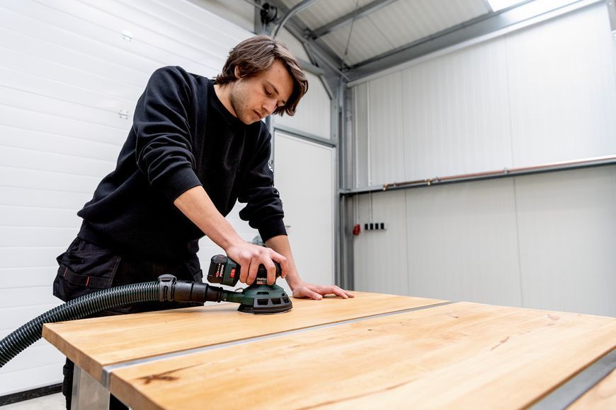 Акумуляторна ексцентрикова шліфувальна машина Metabo PowerMaxx SXA 12-125 BL каркас в кейсі 602035840 фото