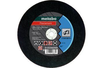 Отрезной круг Metabo Flexiamant 355x3x25.4 мм A 30-R 616346000 фото