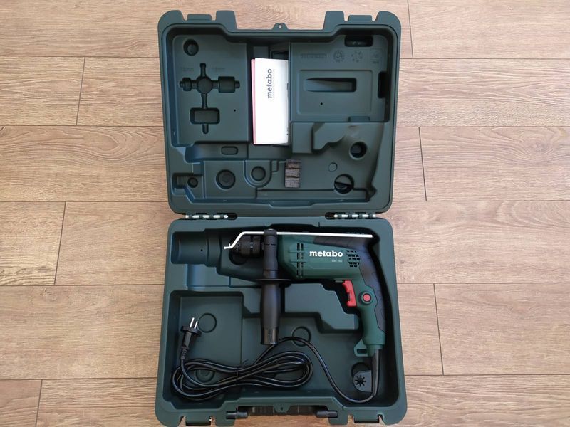 Ударная дрель Metabo SBE 650 с быстрозажимным патроном в кейсе 600742500 фото